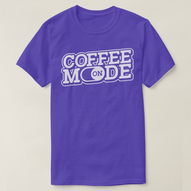 Camiseta Modo Café En Cafeína Lover Beans Espresso Caf C (Diseño del anverso)