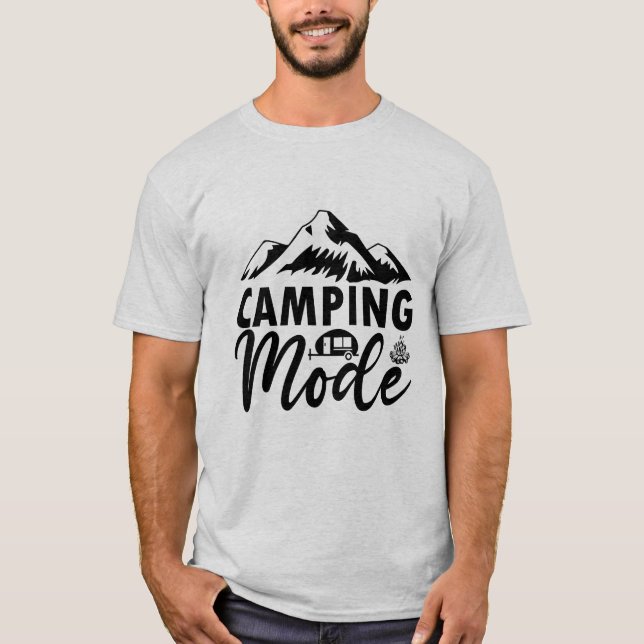 Camiseta modo camping (Anverso)