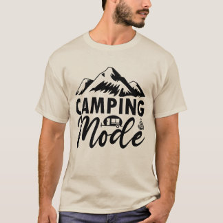 Camiseta Modo Camping Activado | Aventurero Amante del Camp
