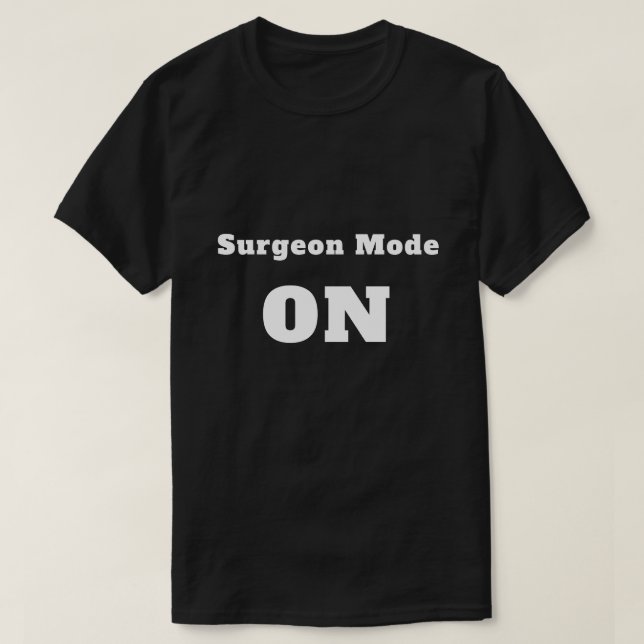 Camiseta Modo Cirujano: ON tee (Diseño del anverso)