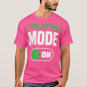 Camiseta Modo Creatina Monohidrato Activado Suplemento Dive