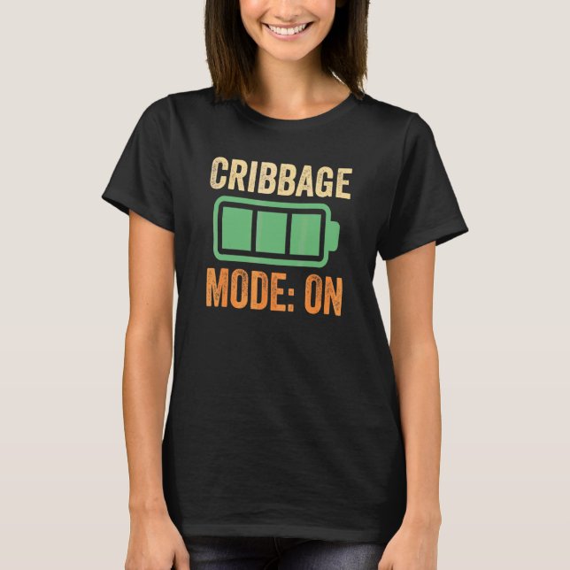 Camiseta Modo Cribbage en diseño de batería (Anverso)