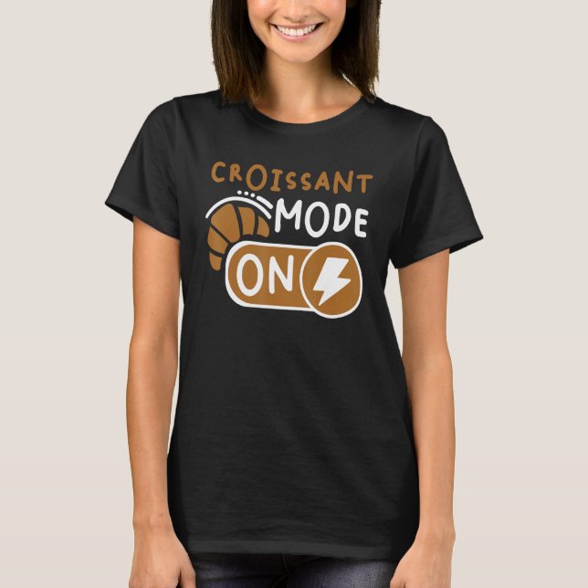 Camiseta Modo Croissant En La Ostezuela Francesa (Anverso)