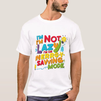 Camiseta Modo de ahorro de energía activado