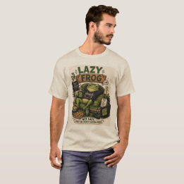 Camiseta Modo de ahorro de energía de la rana perezosa Humo