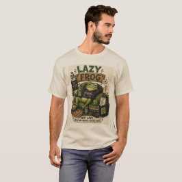 Camiseta Modo de ahorro de energía de la rana perezosa Humo