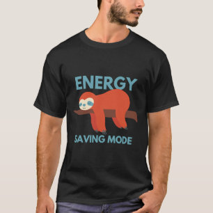 Camiseta Modo de ahorro de energía Trama de animales