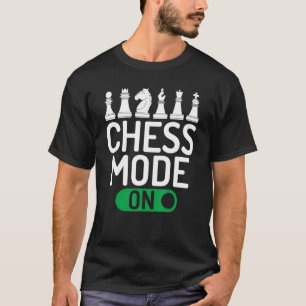 Camiseta Modo De Ajedrez En Las Piezas De Ajedrez