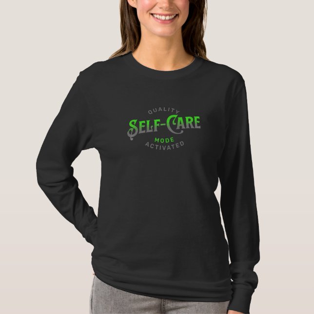 Camiseta Modo de autocuidado activado (Anverso)