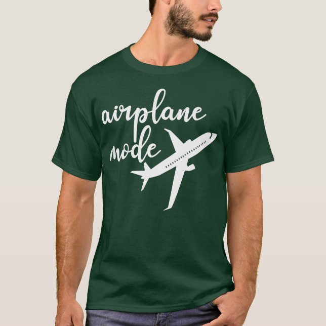 Camiseta Modo De Avión Del Operador De Vuelo En Un Vuelo Gr (Anverso)