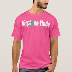 Camiseta Modo De Avión (Texto Blanco) - Ojo Del Volante