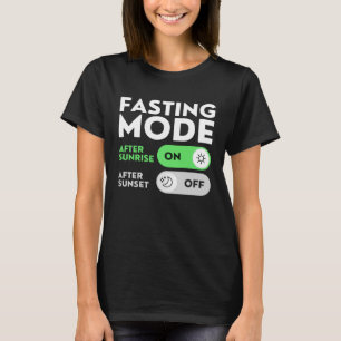 Camiseta Modo de ayuno de Ramadán en feliz Ramadán Islámico