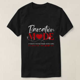 Camiseta Modo de balanza Parejas Vacantes, Baecation