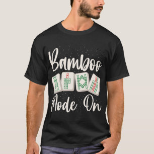 Camiseta Modo de bambú en diseño para un nerd de Mahjong