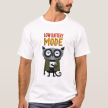 Modo de Batería Baja Mapache Divertido Regalo de H