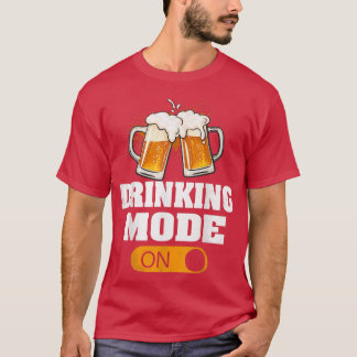 Camiseta Modo De Bebida Gracioso En El Amante De Bebidas Vi