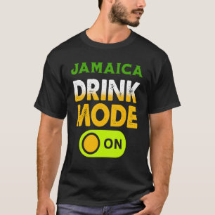 Camiseta Modo De Bebida Jamaiquino Sobre El Consumo De Jama