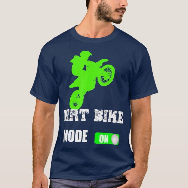 Camiseta Modo De Bicicleta Sucia En La Carreras De Supercru (Anverso)