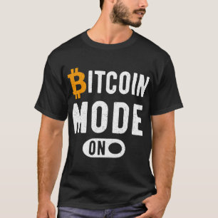 Camiseta Modo De Bitcoin En Mentes De Cripto BTC Que Dicen 