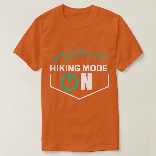 Camiseta Modo de caminata activado (Diseño del anverso)