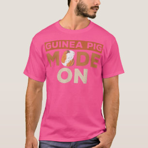 Camiseta Modo de cerdo guineano en diseño para nerd de cerd