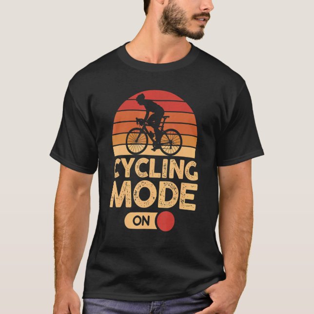 Camiseta Modo de ciclismo en bicicleta de ciclismo en carre (Anverso)