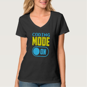 Camiseta Modo De Codificación En El Codificador De Código D