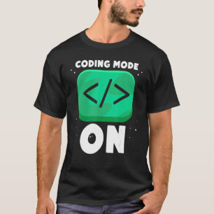 Camiseta Modo De Codificación En El Programador De Códigos