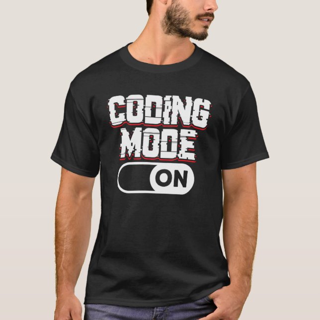 Camiseta Modo De Codificación En Los Sayings De Codificador (Anverso)
