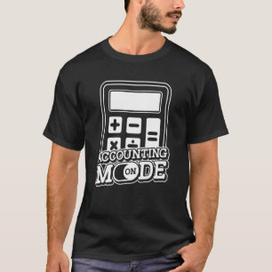Camiseta Modo De Contabilidad En El Libro Del Auditor Conta