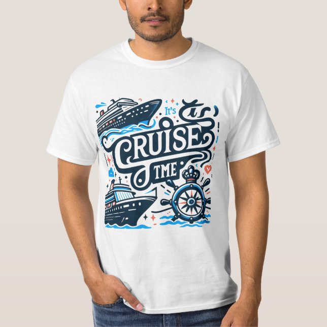 Camiseta Modo de crucero activado - Salir en barco con esti (Anverso)