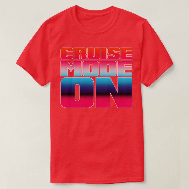 Camiseta Modo de crucero en la coincidencia de familias (Diseño del anverso)