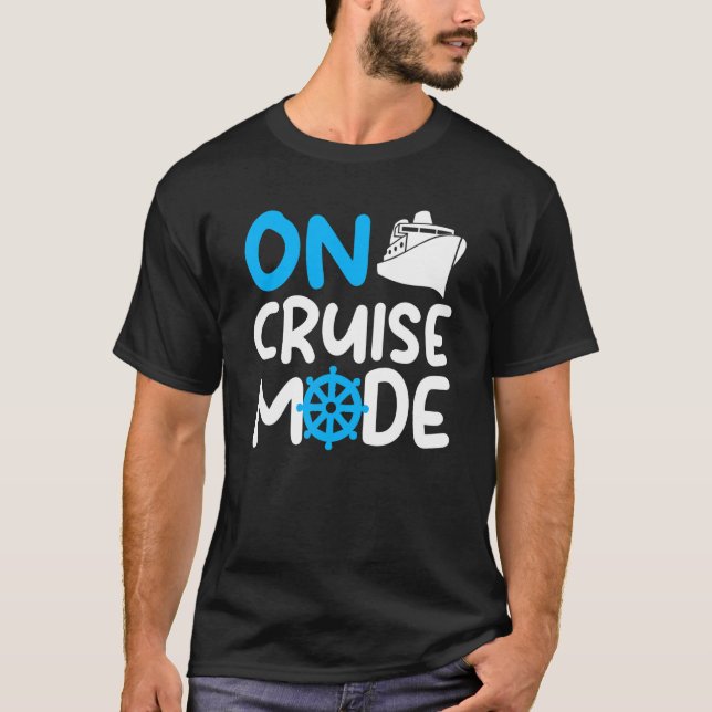 Camiseta Modo De Cruceros En Vacaciones De Viaje (Anverso)