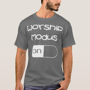 Camiseta Modo De Culto En Jesús Biblia Proverbio Cristiano 