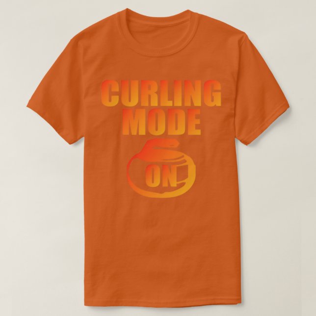 Camiseta Modo de curling en regalo de Curling para papá reg (Diseño del anverso)