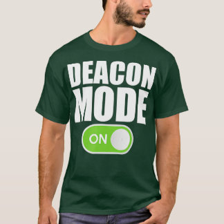Camiseta Modo de diácono Ministro cristiano religioso Catól