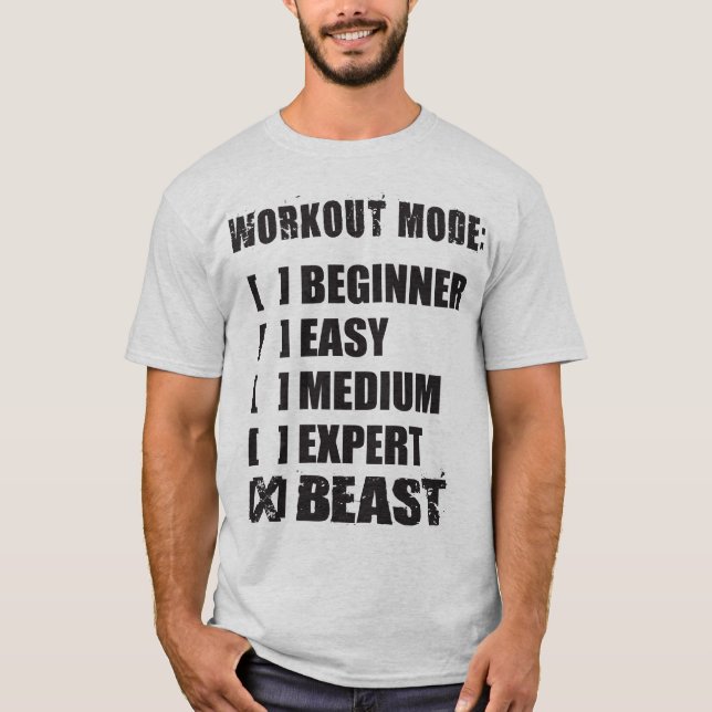Camiseta Modo de entrenamiento - BEAST (Anverso)