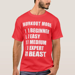 Camiseta Modo de entrenamiento - BEAST