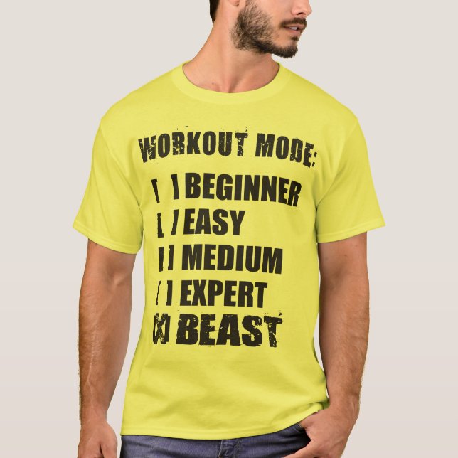 Camiseta Modo de entrenamiento - BEAST (Anverso)