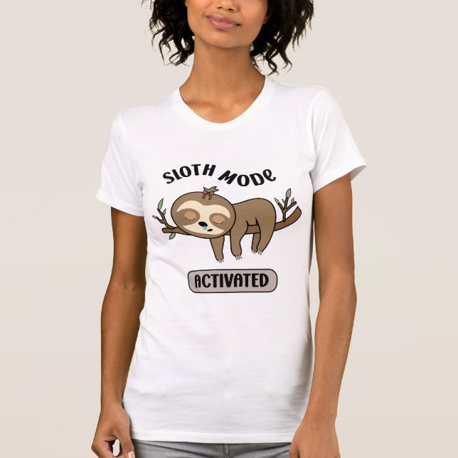 Camiseta Modo de eslora de sonrisa divertida (Anverso)