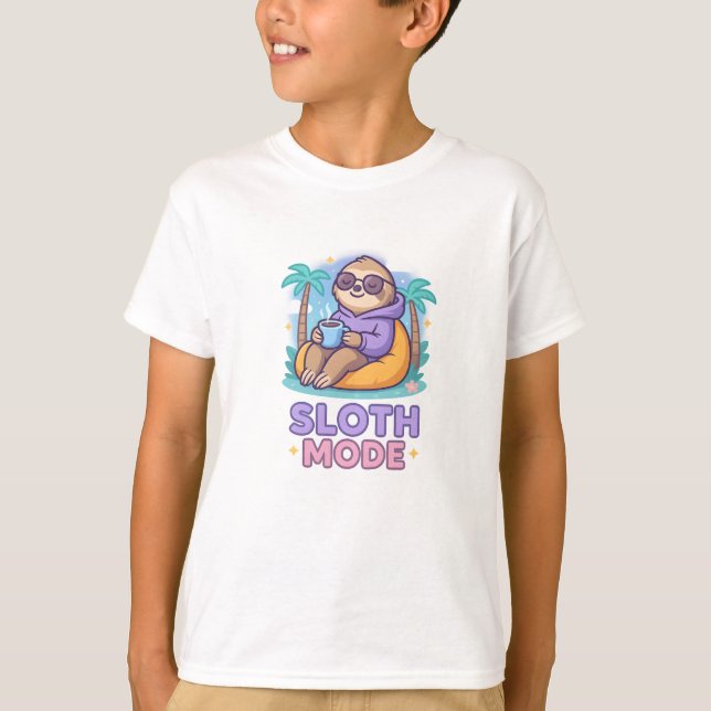 Camiseta Modo de eslora Tapón de eslora de camisón relajado (Anverso)