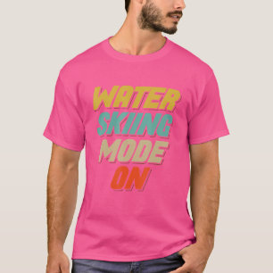 Camiseta Modo De Esquí Acuático En La Esquí De Esquí Acuáti