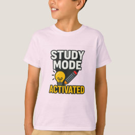 Camiseta Modo de estudio activado ・ Estudiante y profesor