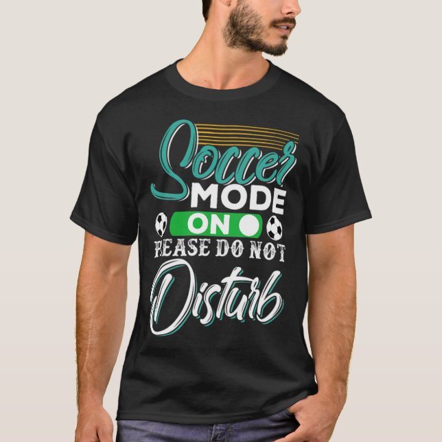 Camiseta Modo de fútbol activado Por favor No novio novia (Anverso)