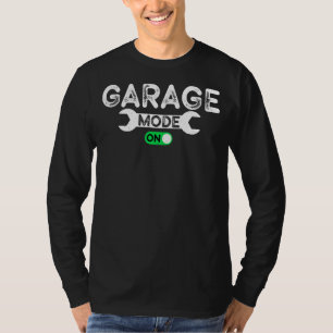 Camiseta Modo De Garaje En Reparador Mecánico Automático Me