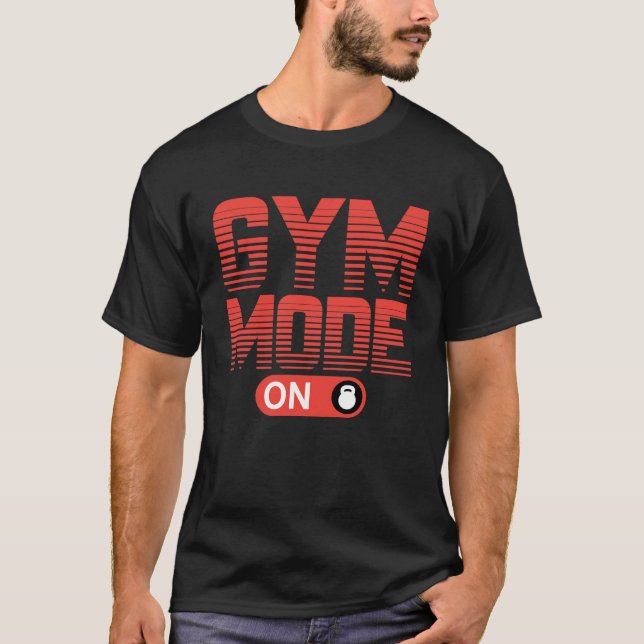 Camiseta modo de gimnasio activado (Anverso)