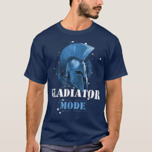 Camiseta Modo de gladiador Spartan Casco Gimnasio de motiva