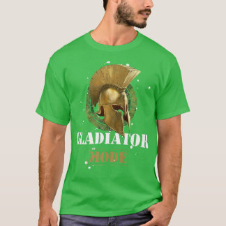 Camiseta Modo de gladiador Spartan Helmet Motivación de tra