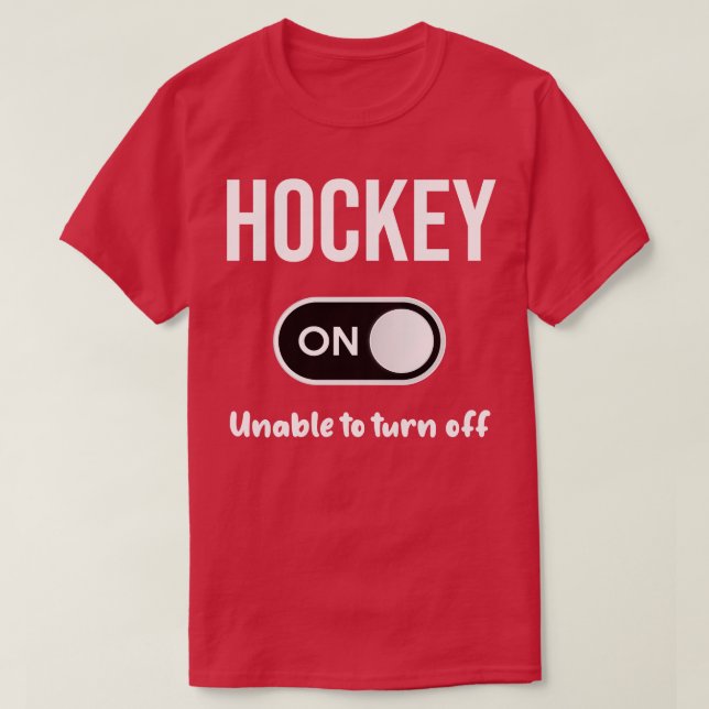 Camiseta Modo de hockey activado (Diseño del anverso)