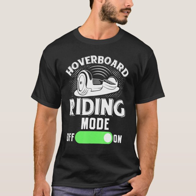 Camiseta Modo De Hoverboard En Una Rueda Hoverboard Electri (Anverso)